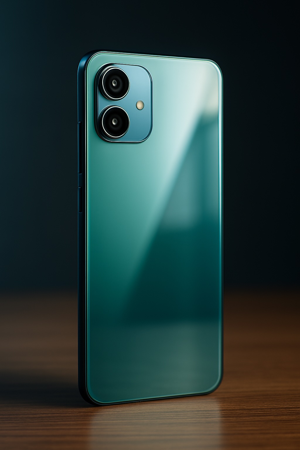 phone with a glass back