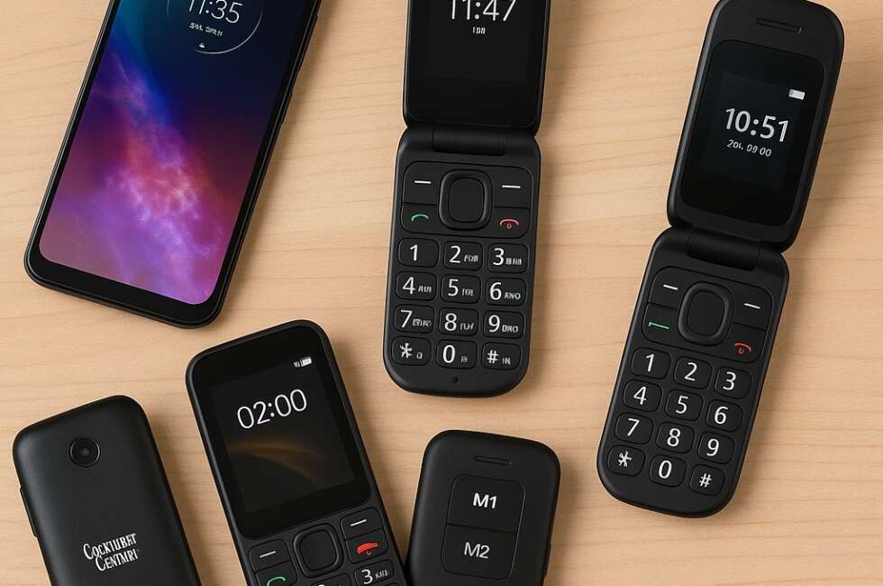 Variety of senior friendly phones
