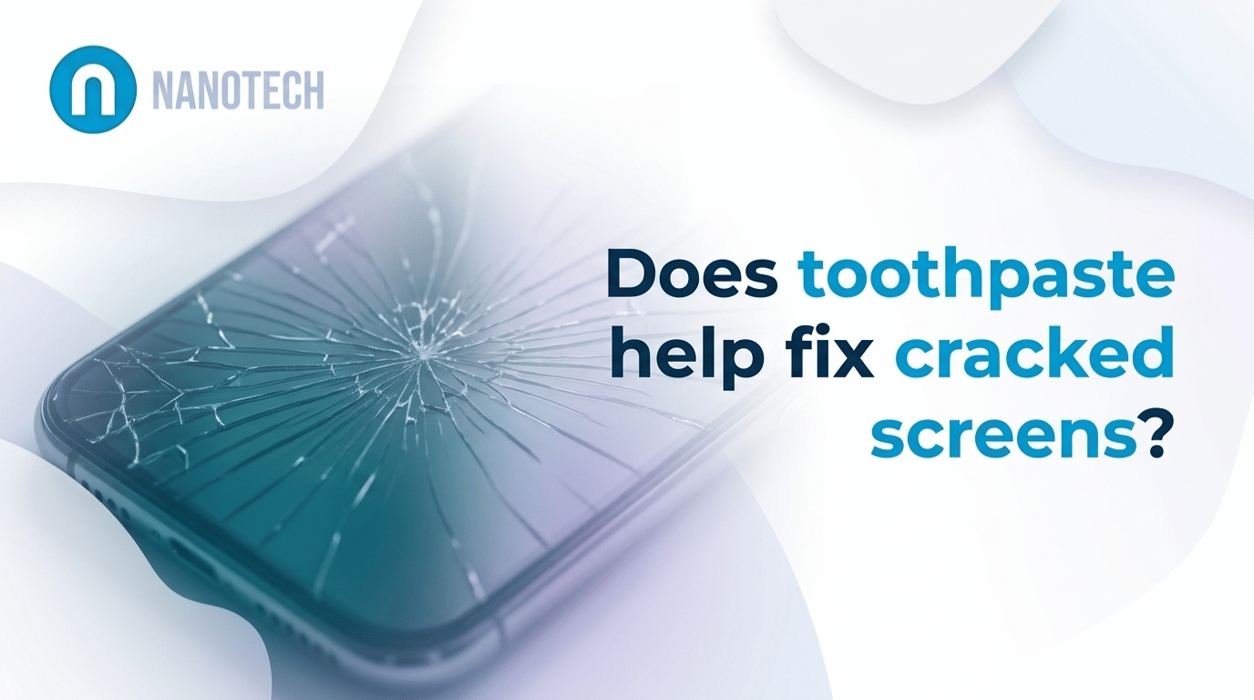 Does toothpaste help fix cracked screens