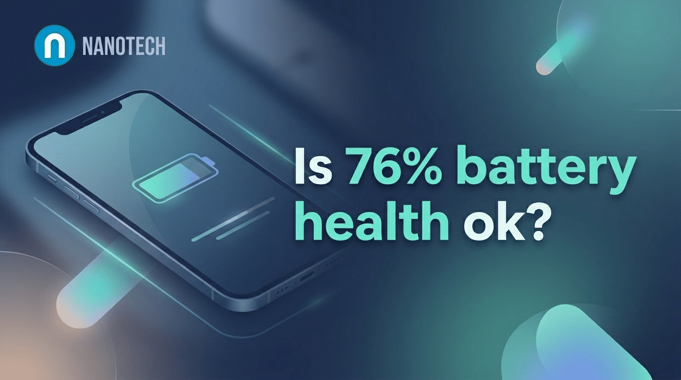 Is 76% battery health ok