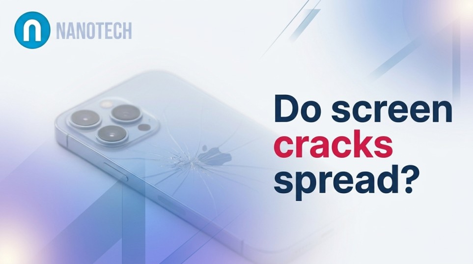 Do screen cracks spread?